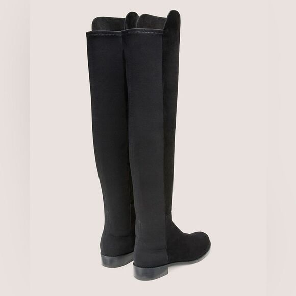 Stuart Weitzman 5050 BOOT over knee boot in black suede - Picture 5 of 8